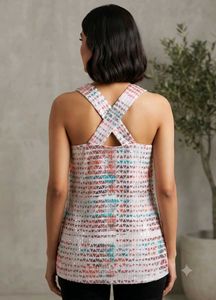 Sparkly Textured Tank Top