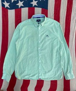 Marlin Jeans Mint Green Button-Down Shirt