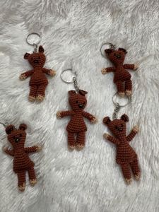 mr.bean teddy bear keychain