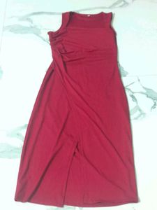 Elegant Red Maxi Dress