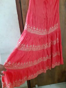 Long Skirt With Beautiful Flayer Size L