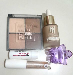 Makeup Bundle: Contour, Illuminator &amp; Lips