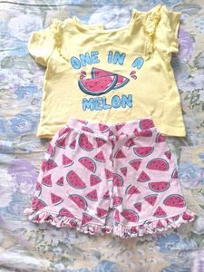 Cute Watermelon Pajama Set