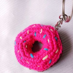 Crochet Donuts Keychain 🍩