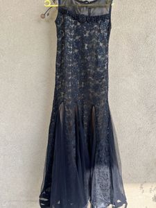 Black Net Gown