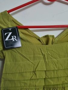 Chic Olive Green Dress