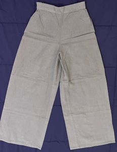 Women's Grey Wide Leg Palazzo Pants