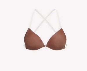 Brown Stick On Bra