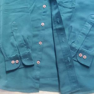 Classic Green Long-Sleeve Shirt