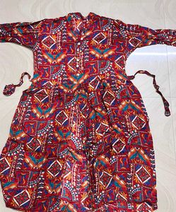 Bohemian Print Maxi Dress