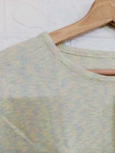 Elegant Short Sleeve Knit Top