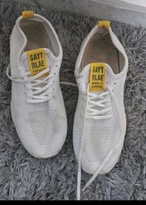 SAYT RLAE White Knit Sneakers