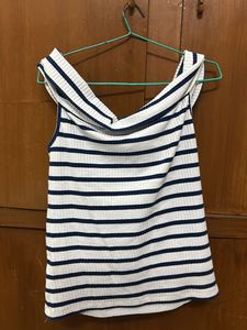 Striped Off-Shoulder Top