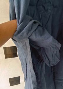 Blue Embroidered Kurta