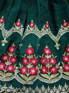 Beautiful Green Embroidered Kurta Set