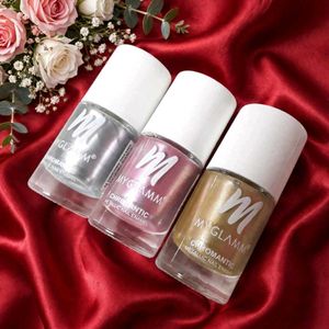MyGlamm Chromantic Metallic Nail Enamel Set 3