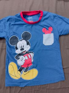 Blue Mickey Mouse T-Shirt