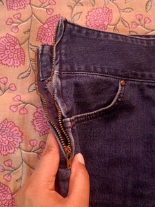 Denim High-Waisted Shorts