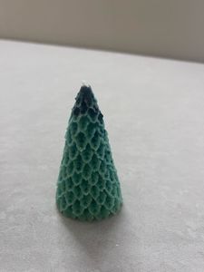 Green Christmas Tree Candle