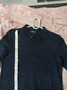 Emporio Armani Chevron Knit Top