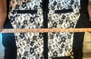 BLACK &amp; WHITE STYLISH MADAME JACKET