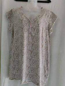 Leopard Print Sleep Shirt