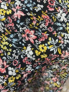 Floral Print Maxi Dress with Slit
