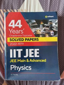 IIT JEE Physics Solved Papers 2022-1979