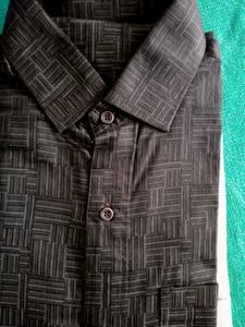 Stylish Geometric Print Button-Down Shirt