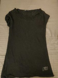 Stylish Black Tunic Top