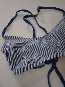 Striped Bikini Top