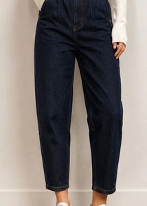 ZARA High-Waist Straight Leg Jeans