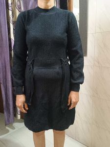 Elegant black Knit Dress
