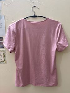 Pink H&amp;M Basic T-Shirt