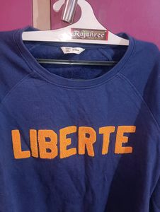 Crew Neck Sweatshirt With Typography