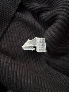 Black Pullover Half-Zip Sweater