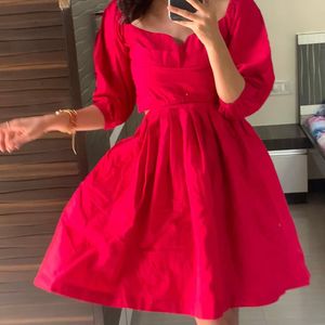 Chic Pink Mini Dress