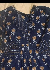 black and navy blue shirt kurti (combo offer)pack
