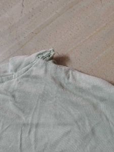 Mint Green Cute Cat Graphic Oversized T-Shirt