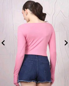 🌷Pink Thumb Hole Top🌷