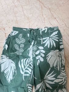 Sanskruti - Sage Green Floral Pajama Set