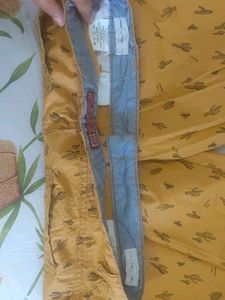 Fun Cactus Print Yellow Shorts