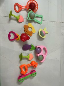 Baby Rattles and Teethers Set