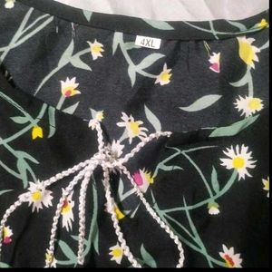 Floral Print Sleeveless Maxi Dress