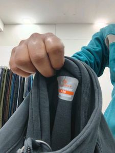 Stylish Gray Zip-Up Jacket