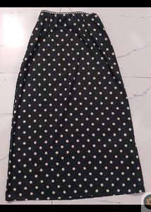 Chic Polka Dot Maxi Skirt