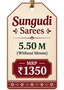 Sungudi double cross bathik sarees