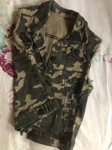 Army Print Jacket