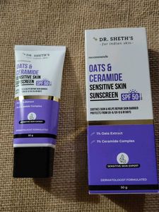 Dr. Sheth's Oats & Ceramide Sunscreen SPF 50+