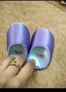 Baby Girl Lilac Dress &amp; Shoes Set